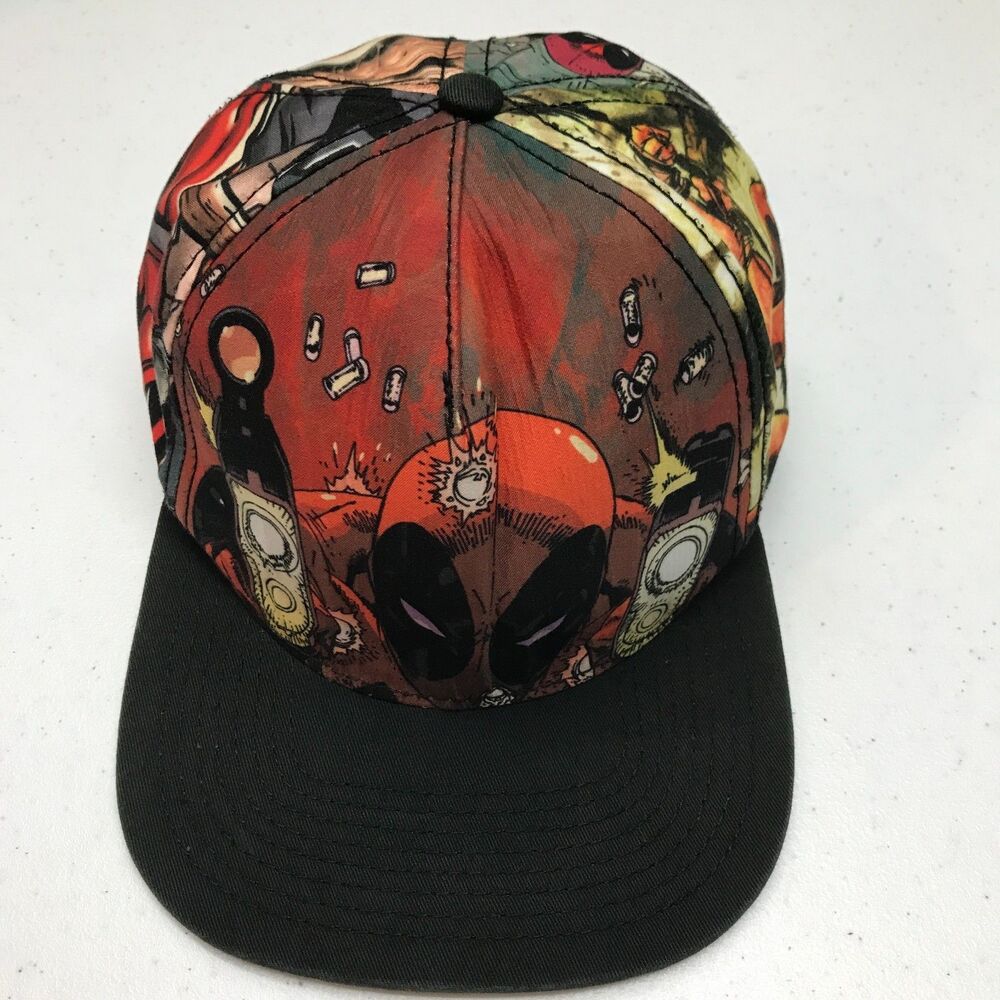Marvel Comics Deadpool Original Snapback hat - one size fits most